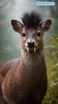 Ce n’est pas un vampire…c’est un cerf🤔‎#ShortsYouTube #animauxetranges#nature #faunesauvage#wildlife