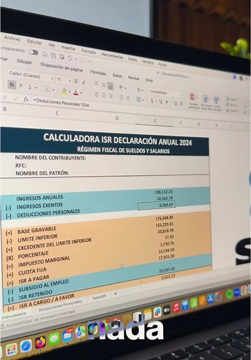 Calculadora ISR para la Declaración Anual 2024