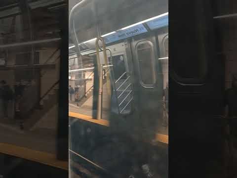 R160 R train Express ride from 59th Street to 96th Street bypassing Bay Ridge Avenue and 77th Street