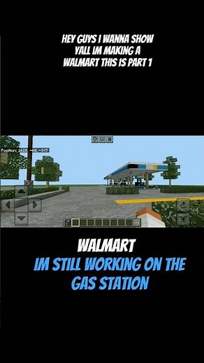 part 1 of Making Walmart #minecraftbuild #minecraft #gaming #minecraftgaming