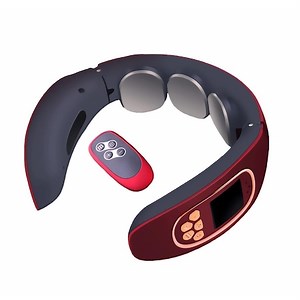 Aparat masaj cervical, ZYuuan, Functie incalzire, Control telecomanda, Rosu - eMAG.ro