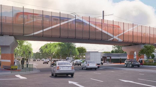 A close-up look at the Marion Rd upgrade