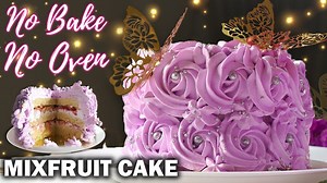 How to Make Beautiful Fruit Cake | Easy Cake Decorating Ideas | No Oven/No Bake Cake Recipe Super moist mix fruit cake recipe will help you make soft and moist fruit cake in an easy method. This is one of the simplest and easiest versions of making a traditional fruit cake. In this fruit cake recipe, we have used very few ingredients and no oven. Yes, you heard right, this cake is made with the steaming method, so no need for an oven. This method of making this super soft fruit cake is one of th