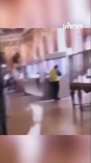 Louvre : un cambrioleur filmé pendant le vol