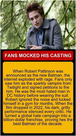 FANS MOCKED HIS CASTING, life stories of celebrities