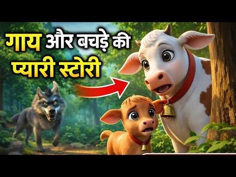 Maa Gai Ne Bachray Ko Bacha Liya 😱 | Emotional Animal Story | 3D Animation