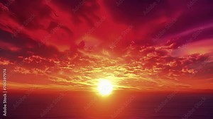 Texture of a sunset the sky and clouds slowly changing hues in a mesmerizing display of motion.