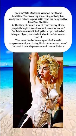 Madonna’s Cone Bra Shocked the World 🌍👗 #madonna