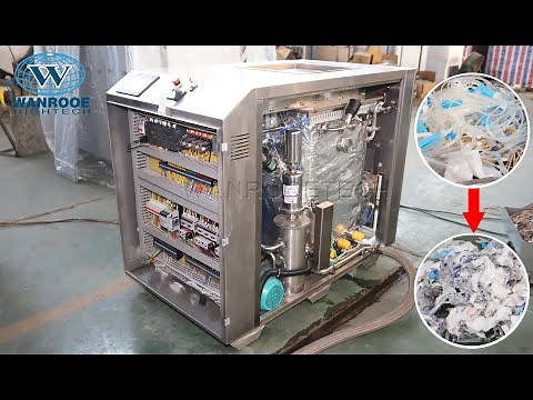 Hospital Waste Treatment Equipment Medical Waste Shredder With Sterilizer