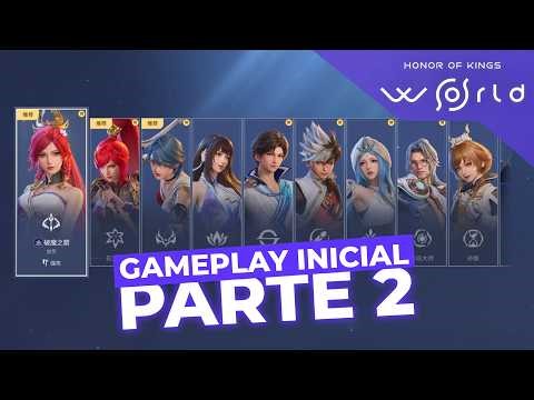 HONOR OF KINGS WORLD Gameplay Inicial Parte 2 #honorofkingsworld