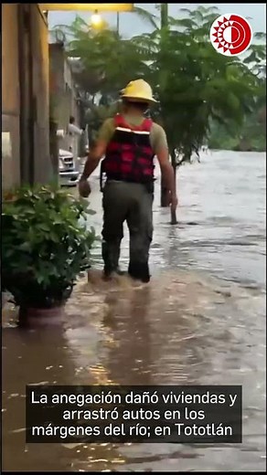 Desborde del río Tajo inunda viviendas en Tototlán y Zapotlán del Rey, Jalisco