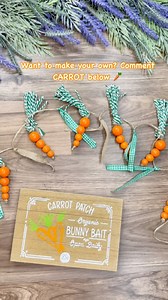 1K views · 32 reactions | How cute is this beaded carrot DIY kit?! 凌✨ It’s the perfect touch for spring decor and pairs adorably with our Carrot Patch stencil! Want to grab one for yourself? Comment CARROT and we’ll send you the link! #SpringDecor #DIYKit #BeadedCarrot #EasterCrafts #HandmadeDecor #FarmhouseEaster #StencilDesign #CraftingFun #DIYProjects #MagnoliaDesignCo | Magnolia Design Co | Facebook