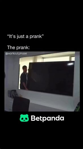 WorkOut Phase on Instagram: "😂 In a bold marketing move, LG orchestrated the “Apocalypse Prank” to demonstrate the stunning realism of their Ultra HD TVs. They cleverly replaced a window with their TV in a mock job interview setting, displaying an incredibly lifelike city skyline image. Suddenly, an illusion of a meteor plummeting to Earth appeared on the “window,” creating a realistic apocalyptic scenario."