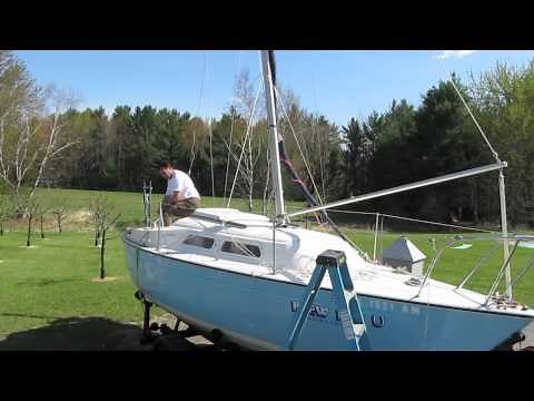 Gin Pole Mast Raising System - PY23 Paceship.mov