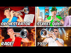 20 Types of Trumpet Player 🎺