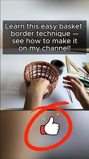 One Technique for Picture-Perfect Basket Edges