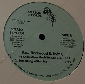 Rev. Fleetwood E. Irving - He Knows How Much We Can Bear