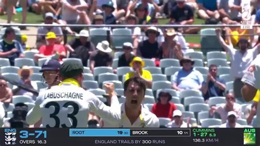 Captain Cummins gets Joe Root for a record 12th time