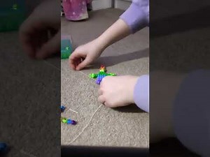 How to make a kandi lizard #kandi #kandikid
