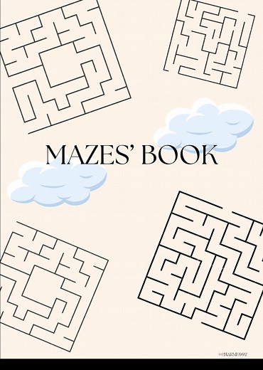 Discover a relaxing yet stimulating activity with this Mazes’ Book! Perfect for all ages, this printable PDF includes 5 unique maze paths — great for boosting focus and having fun. Each maze comes with a clear solution to guide you if you get stuck. Ideal for breaks, travel, or just unplugging your mind. ✈️⌛️- link in bio! 🤍 #MazesBook #PrintableMaze #MazeChallenge #BrainGames #PuzzleLovers #PrintableActivity #MindWorkout #MazeFun #PrintAndPlay #TikTokFinds #BrainTeasers #FunForAllAges #MentalC
