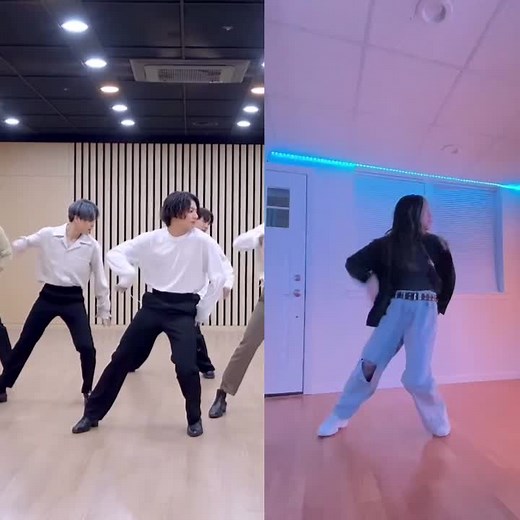 Dynamite Dance Break Comparison Practice