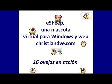 eSheep en funcionamiento en Windows 10