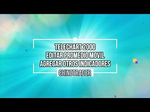 TC2000 - PROMEDIO MÓVIL Y OTROS INDICADORES. TELECHART2000.