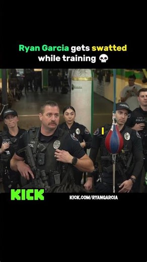Ryan Garcia gets swatted while training 💀