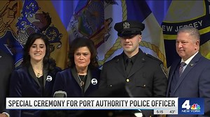 Special Ceremony for Port Authority Police Officer