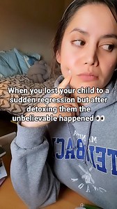 the TRUTH about regressions I have spoken to MANY parents whose kids "suddenly" regressed. They were hitting all of their milestones and then seemingly overnight they lost their ability to: Talk Regulate emotions Make eye contact Engage/communicate Many parents describe the occurrence as if the "light left their child's eyes". Does this sound like your child? BELIEVE me, you are NOT the only parent who is going through this. Their are many parents now who have seen the light return to their chil