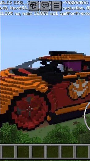 i make lamborghini aventodor in #minecraft #technogamerz