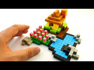 How To build Minecraft House from 1000 Magnet Blocks
