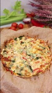 Veggie & Feta Egg Bake — One-Dish Mix & Bake Colorful, simple & perfect for any meal | Simple Food - videos and recipes