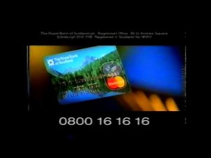Royal Bank Of Scotland Mastercard Advert Sky Movies Gold UK TV 1996