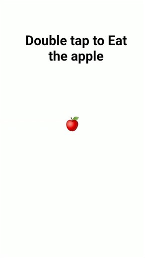 double tap to Eat the apple 🍎 challenge #uploadshorts #youtubeshorts #ytshorts