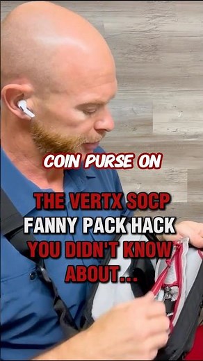 Mens Fanny Pack Hidden Feature | Vertx SOCP tactical fanny pack