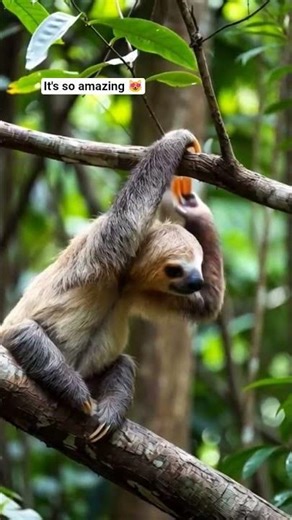 “Real Sloth in the Forest 🦥🌲 | Calm Wildlife Short”