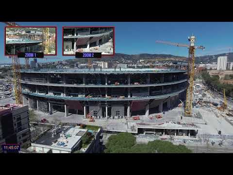 Emissió en directe 4K! 28/03/26 de Las Obras del Camp Nou!
