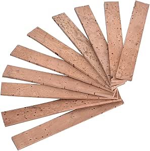 10PCS Clarinet Neck Joint Cork Sheet Instrument Repair Accessories Replacement Kit