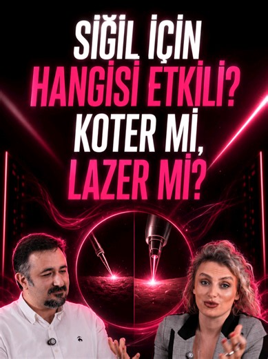 Genital siğil tedavisinde en etkili yöntem hangisi: lazer mi, koter mi yoksa dondurma mı? Tuğba Gönan moderatörlüğünde, Kadın Hastalıkları ve Doğum Uzmanı Prof. Dr. Taylan Şenol, genital siğil tedavisinde en çok merak edilen yöntemleri karşılaştırıyor. Genital siğillerde uygulanan yöntemler farklı olsa da, her birinin etkisi ve iyileşme süreci değişiklik gösterebilir. Bu noktada özellikle lazer tedavisi ön plana çıkıyor. Öne çıkan yöntemler ve farkları: ▪ Lazer tedavisi: Siğili milimetrik şekild