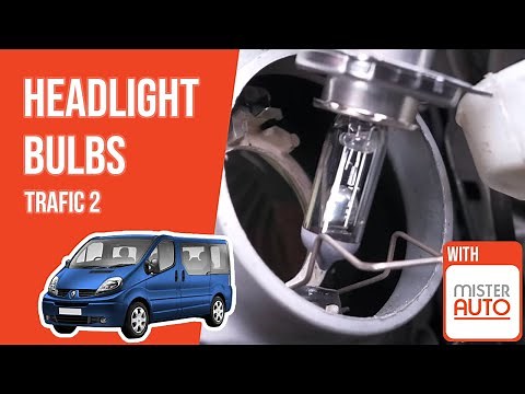 How to replace the headlight bulbs Trafic mk2 💡