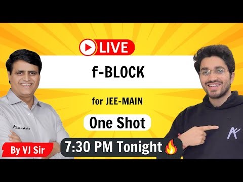 f-Block | One Shot | By VJ Sir