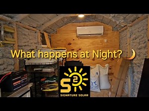 Solar powered air conditioner WORKS without the SUN! #solar #minisplit