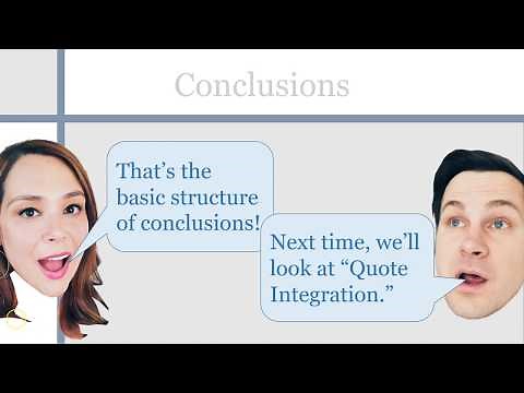 How to Write Conclusion Paragraphs