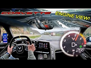 CORVETTE C8 6.2 V8 SOUNDS GREAT on GERMAN AUTOBAHN
