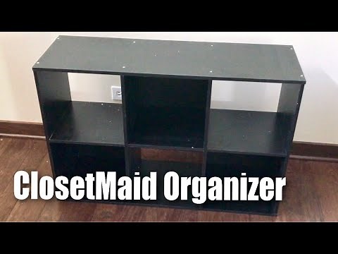 ClosetMaid 6 Cube Organizer Setup & Review