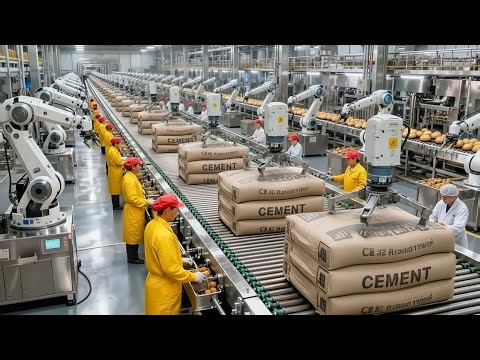 Inside the Cement Factory: From Limestone to Cement Bags (Full Process)