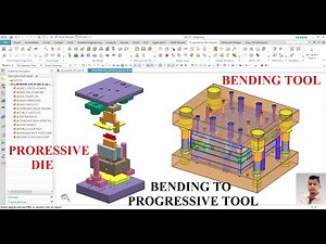 Progressive Die Base Designing in NX by Progressive Die Wizards or Bending tool Die #cimdesign