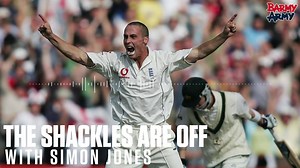 7.6K views · 20 reactions | The latest guest on our Shackles Are Off Podcast is Simon Jones!  He chatted to James, Jack and Chris about all things Ashes '05, Graham Thorpe dropping Sachin Tendulkar off his bowling and loads more! Out tomorrow across all Podcast platforms  | England's Barmy Army | Facebook