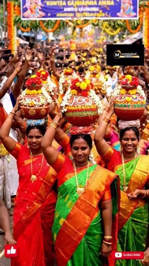 Grand celebrations of Gajulamma Amma at Kuntala 🙏✨”